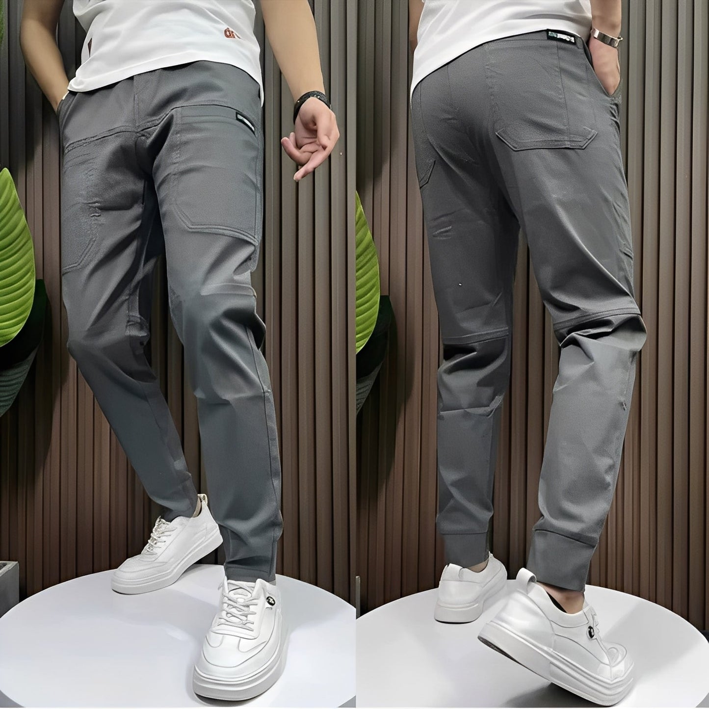 Raynard - Pantalon cargo élastique et chic pour hommes