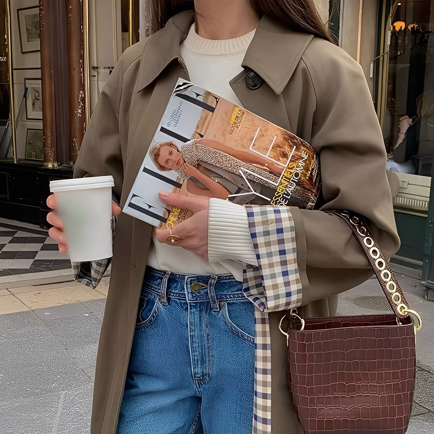 Connie - Langer und moderner Mantel für Damen