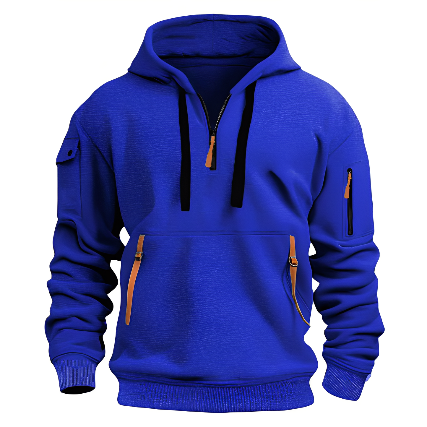 Cornell - Hoodie décontracté et ample avec zip pour hommes