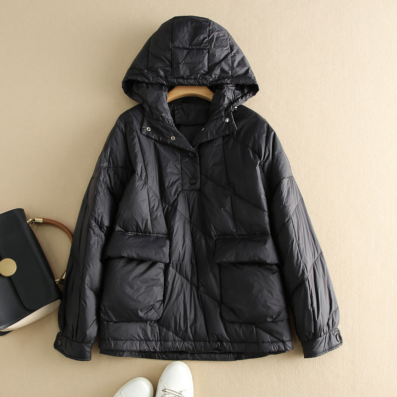 Amery - Manteau matelassé coloré et confortable avec capuche pour femmes