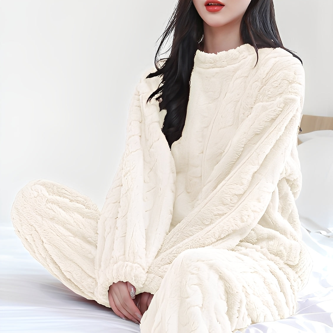 Kilie - Deux pièces en polaire pour femmes, confortable