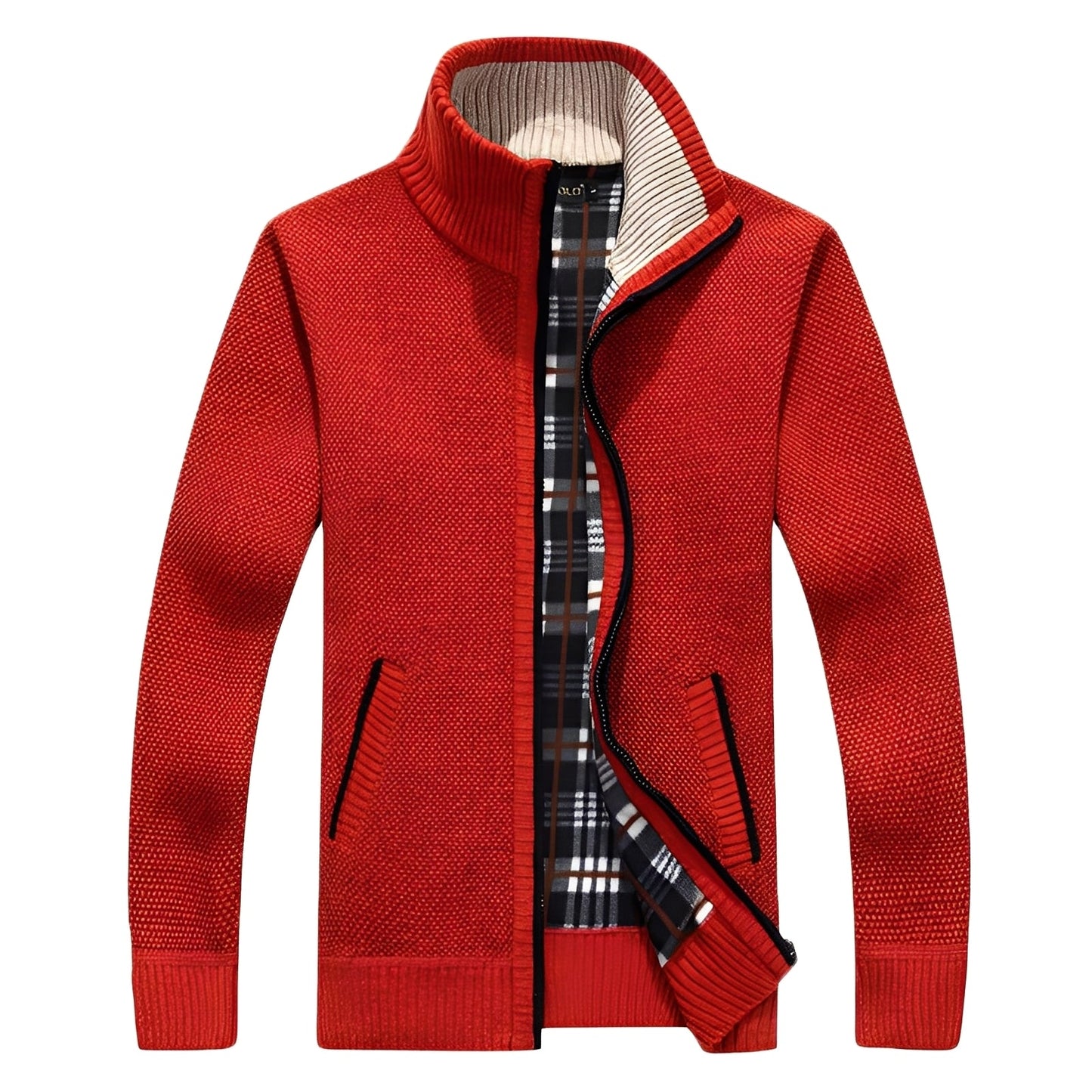 Shaw - Cardigan Classique avec Doublure pour Hommes