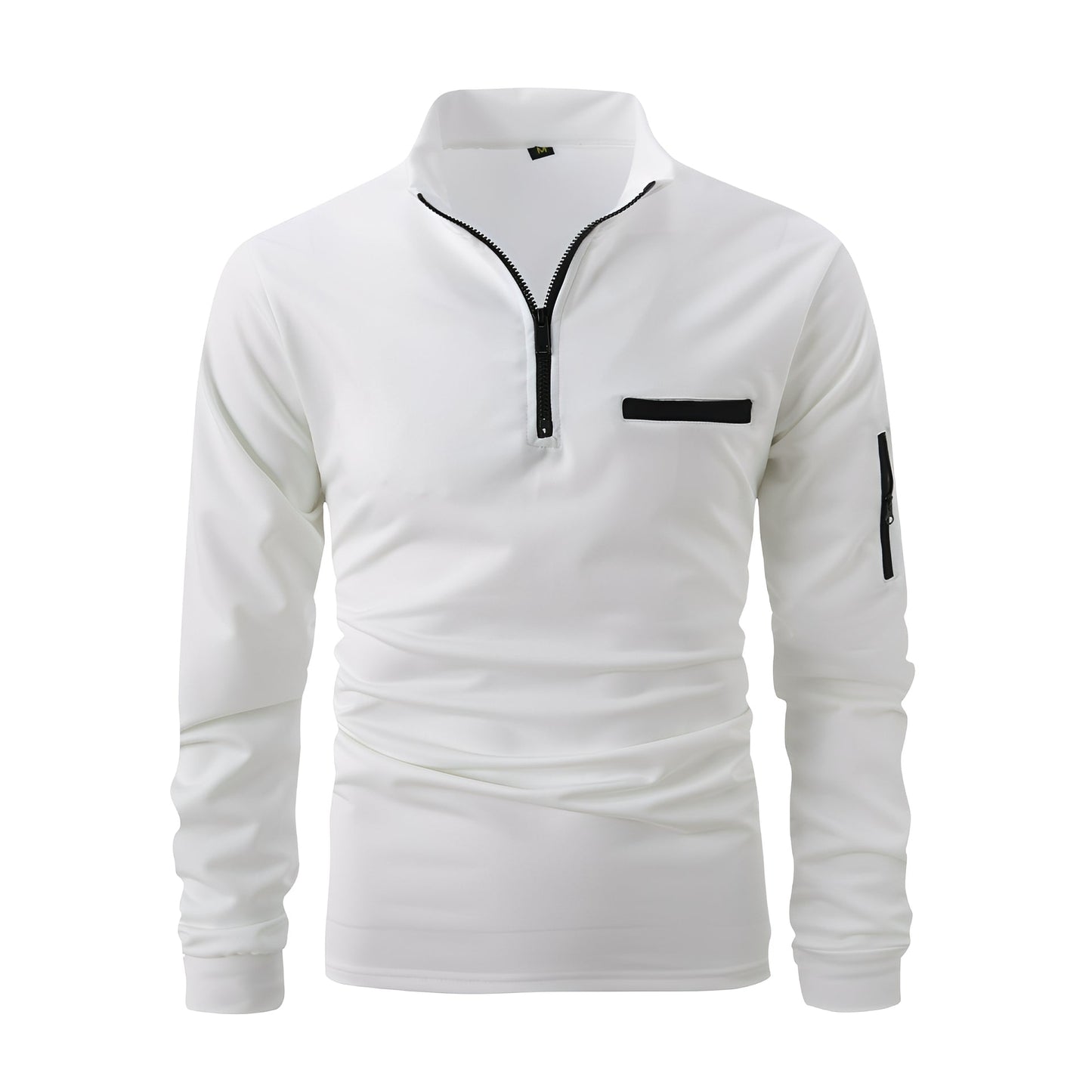 Lucian - Chemise détendue avec fermeture éclair et poche pour hommes