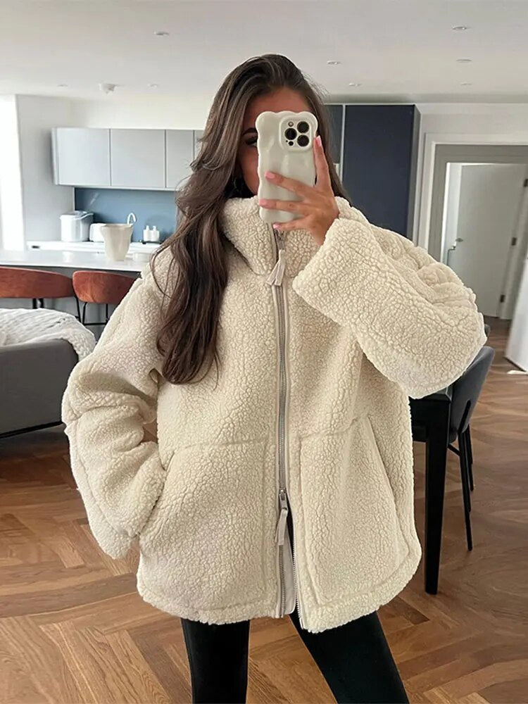 Desireé - Veste en Teddy