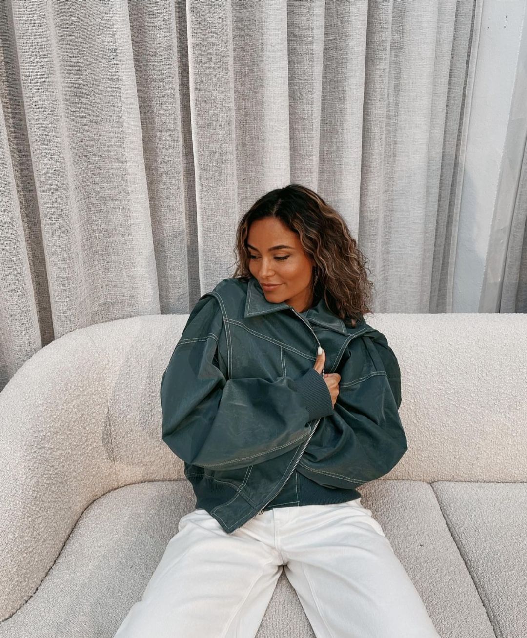 Lucia – Blouson Bomber Grande Taille