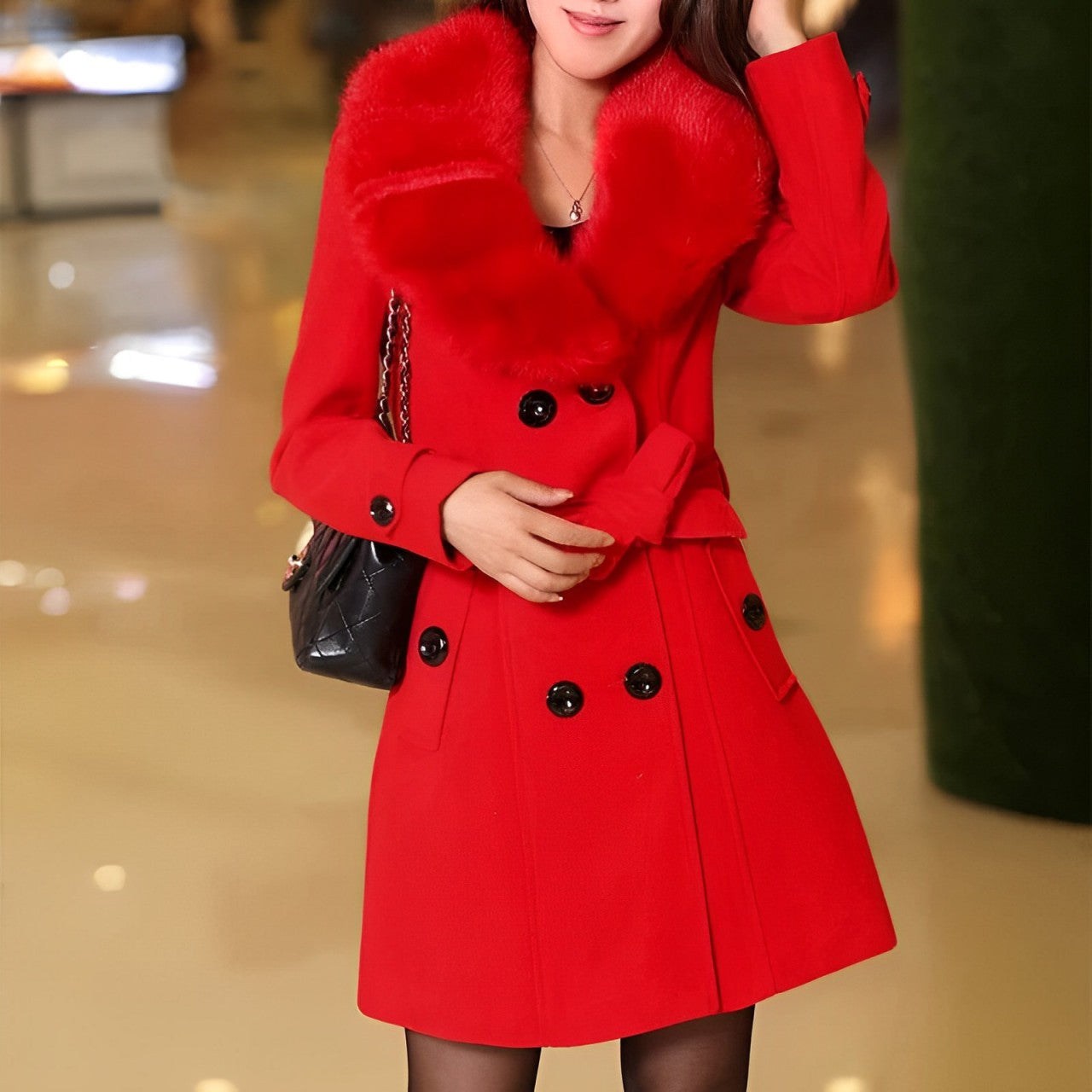 Rachel - Manteau en laine chaud et raffiné
