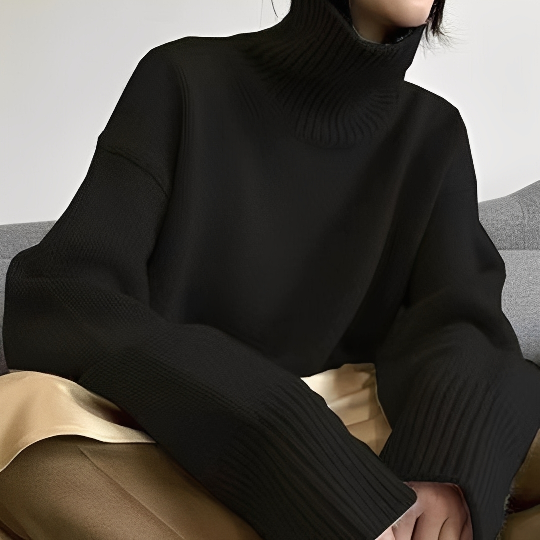 Ophélie - Elegant turtleneck sweater for women