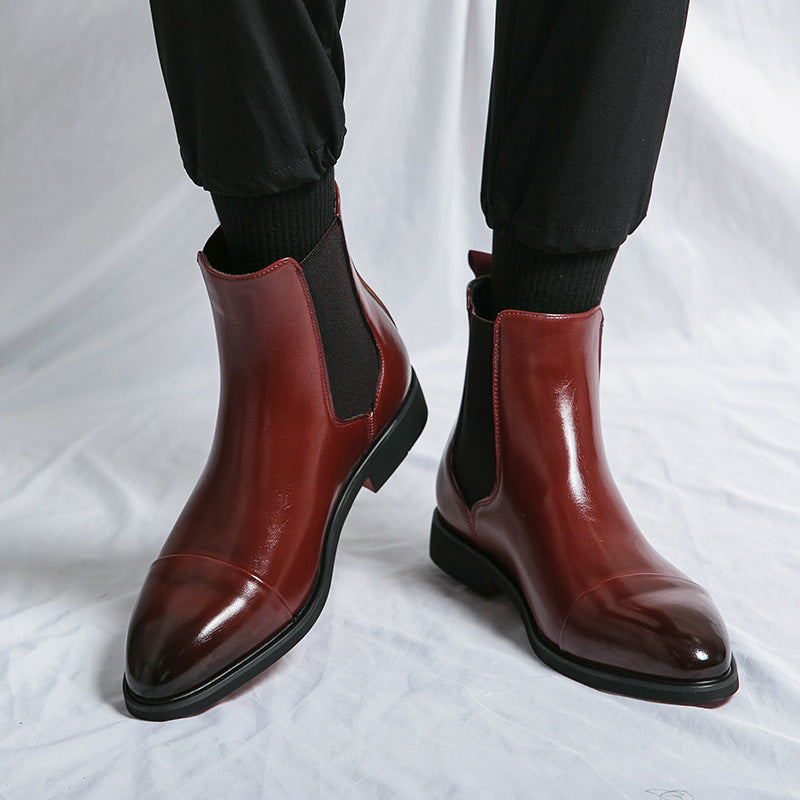 Kennith - Bottes Chelsea en cuir pour hommes, chic et décontractées