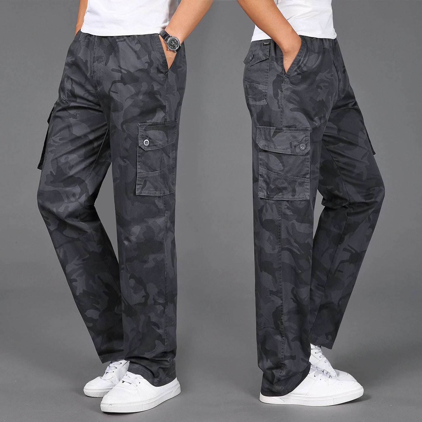 Bobby - Elegant Camouflage Work Pants for Men