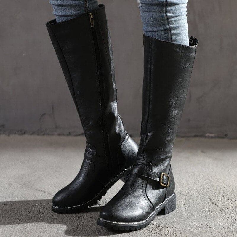 Marly - Bottines Simples avec Boucle pour Femmes