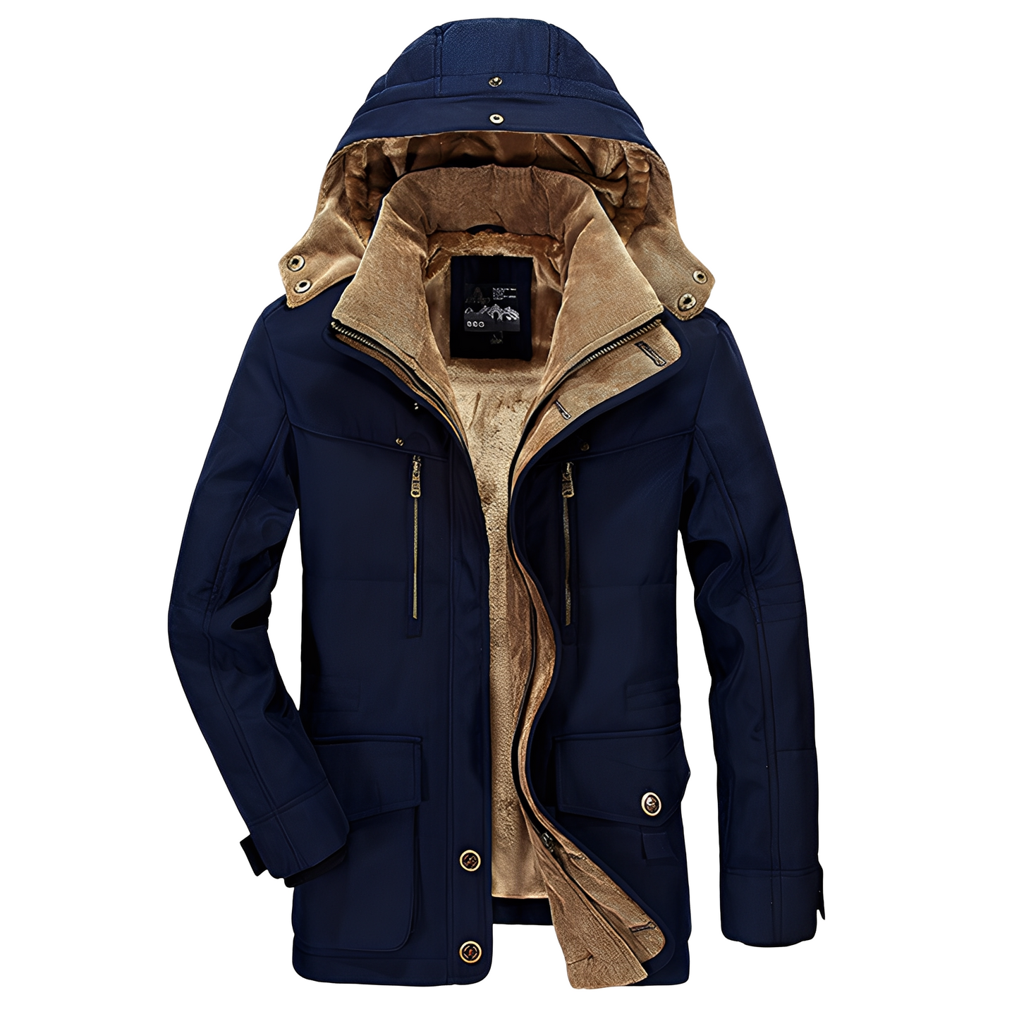 Tyrone - Veste chaude et épaisse avec capuche pour hommes