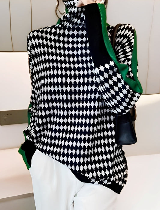 Bryony - Pull chic en tricot à col roulé pour femmes