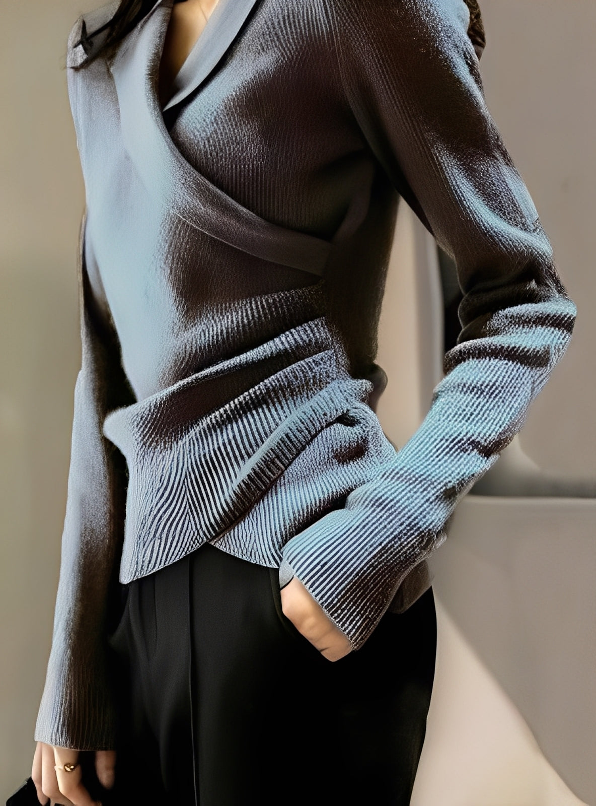 Kaelee - Pull en laine chaud et intemporel pour femmes