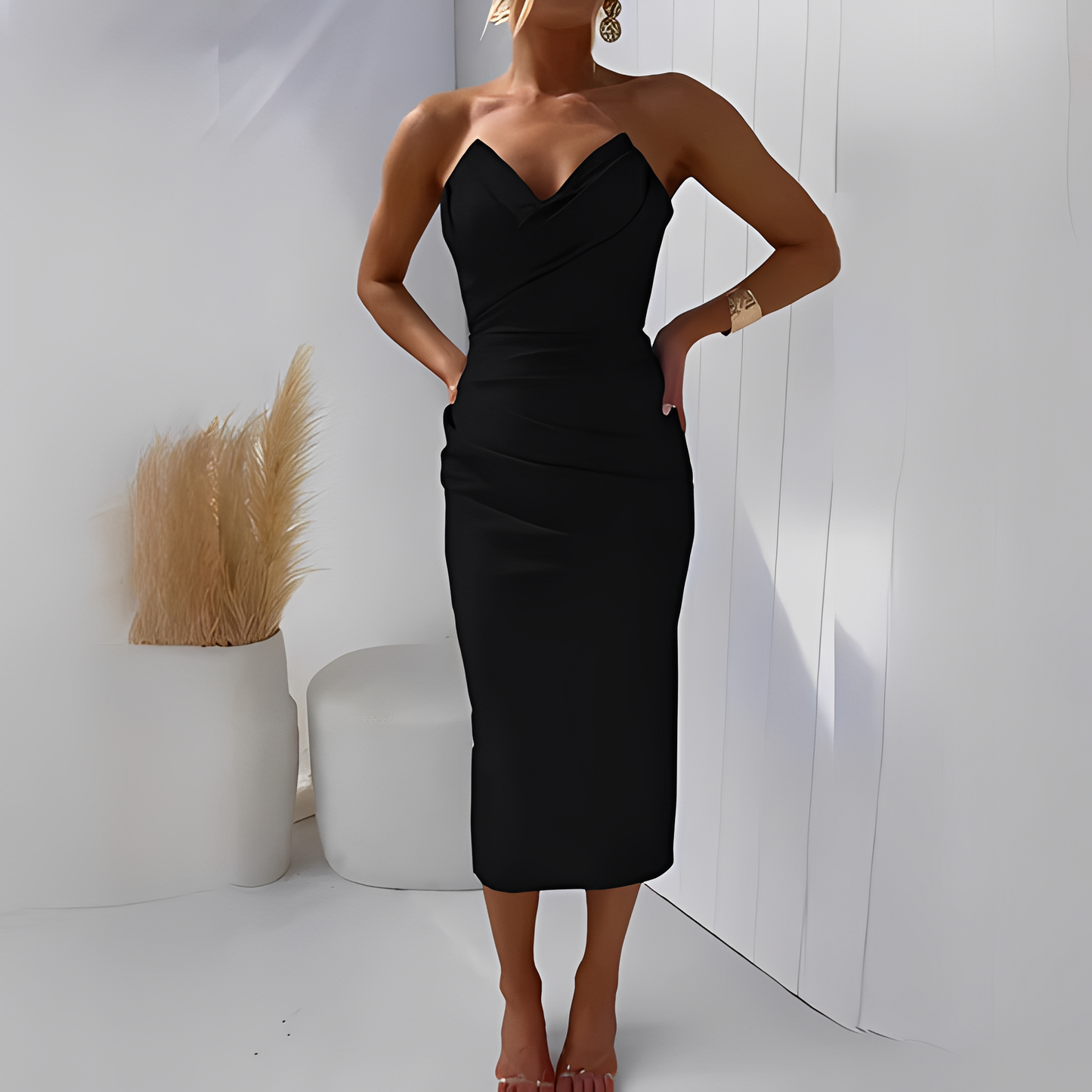 Wanda - Robe chic sans bretelles pour femmes