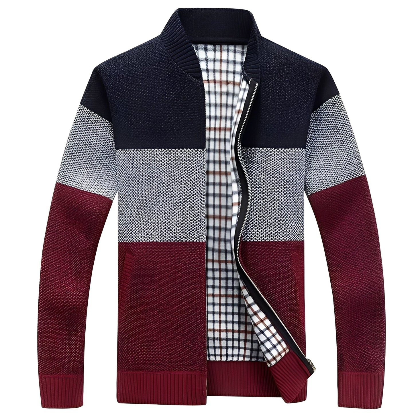 Shaw - Cardigan Classique avec Doublure pour Hommes