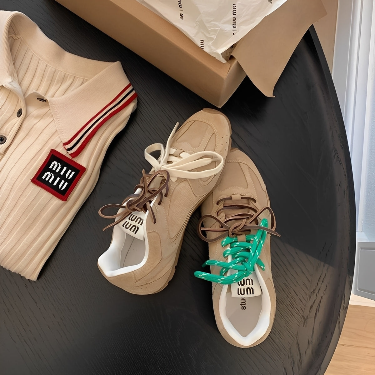 Avril - Chaussures haut de gamme au style rétro