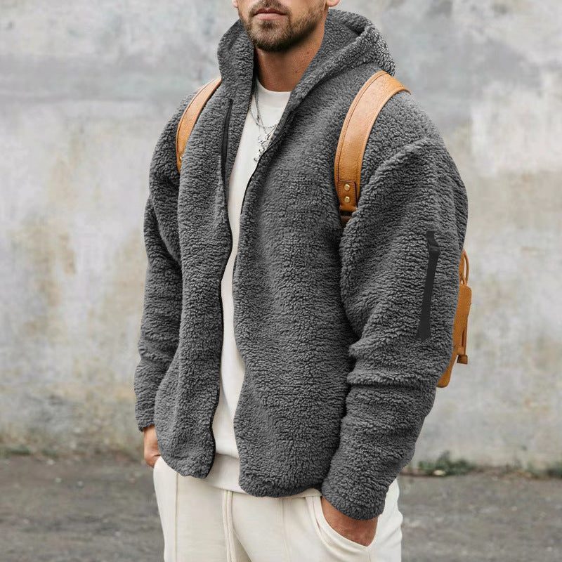 Burton - Manteau en peluche avec capuche pour hommes