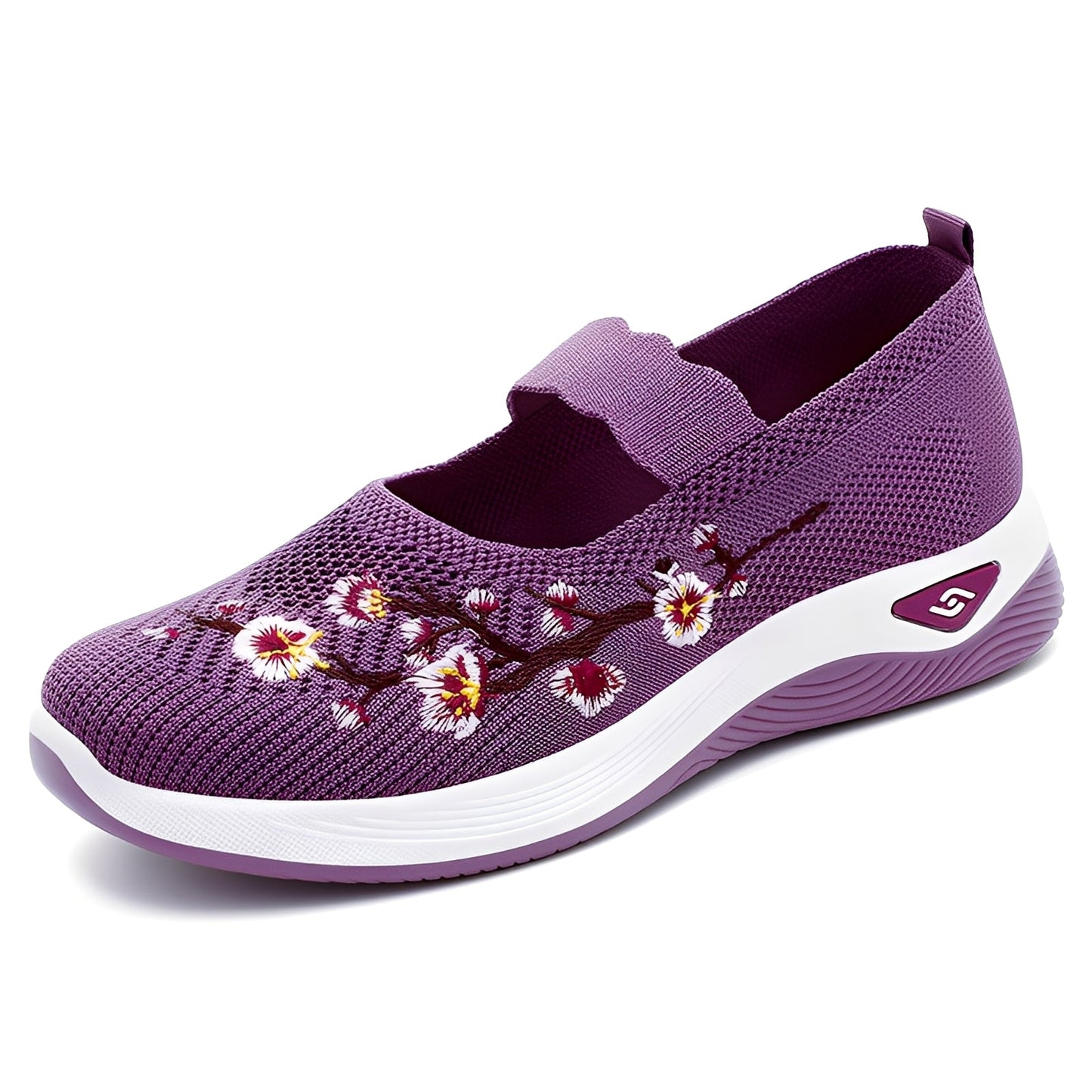 Jazmin - Baskets aérées décontractées avec broderie pour femmes