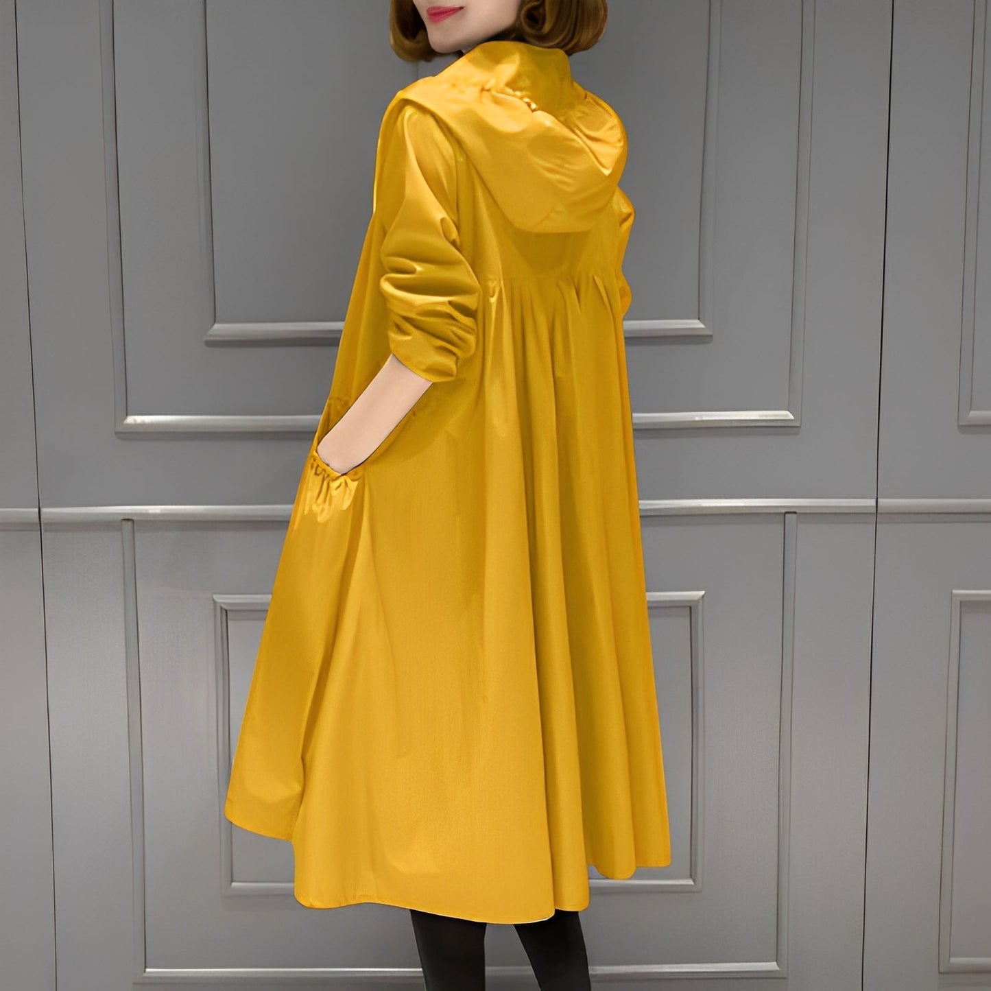 Margarette - Élégant manteau imperméable avec capuche pour femmes