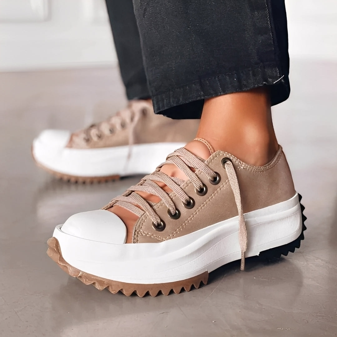 Lorayne - Chaussures de détente avec semelle épaisse pour femmes