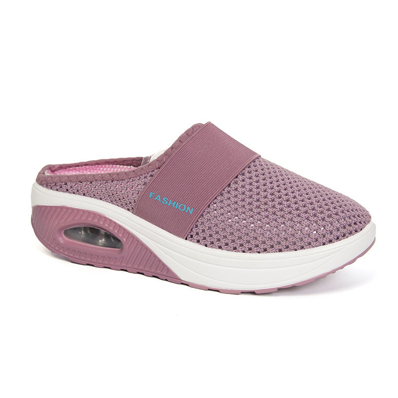 Wendi - Sandales Compensées Slip-On Orthopédiques pour Femmes