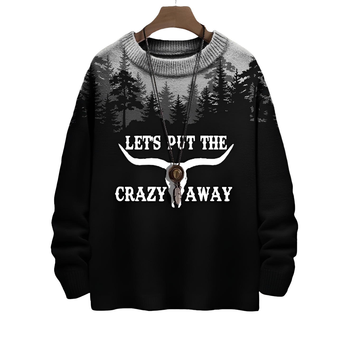 Eugene - Gestreifter Wollpullover für Herren in Mode