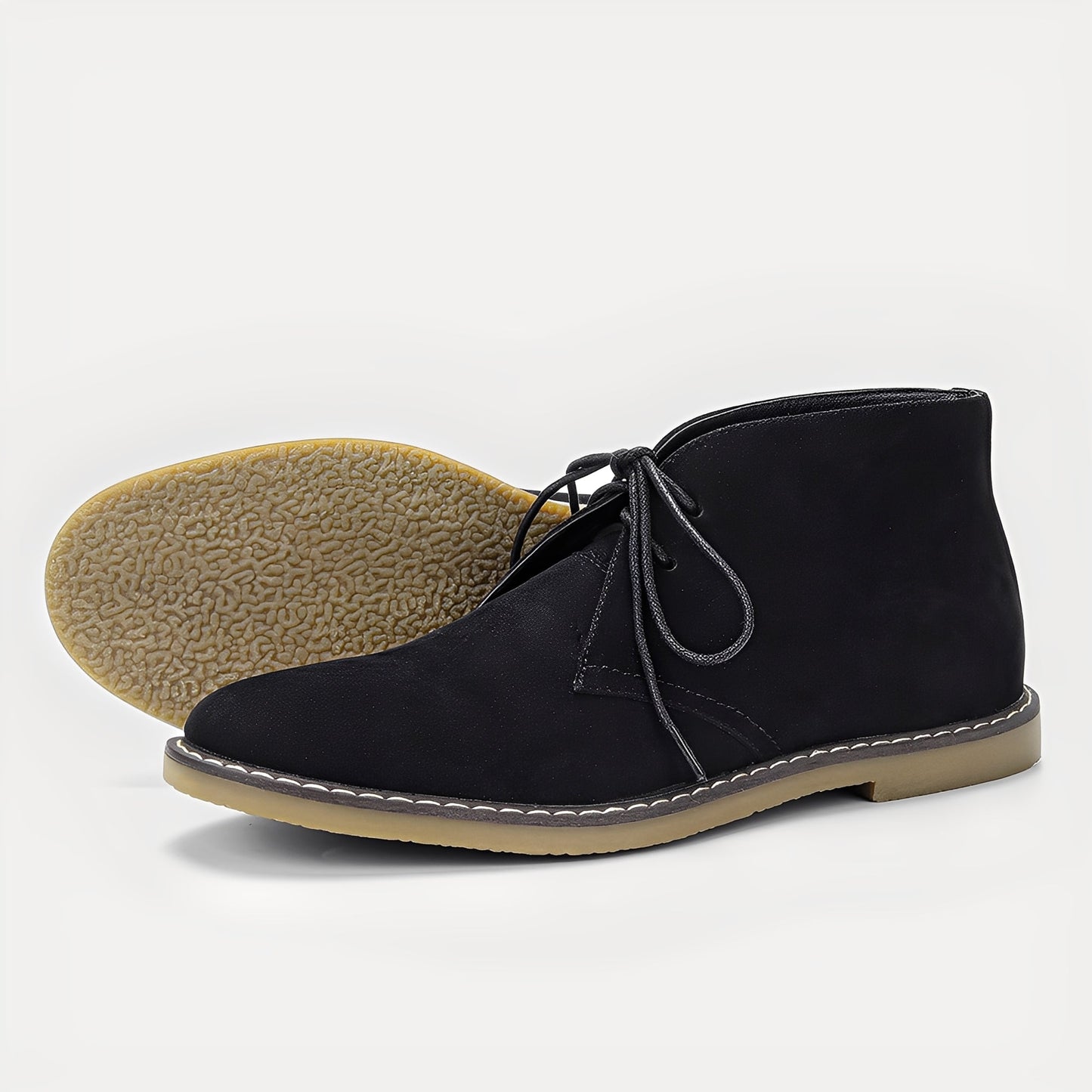 Kendrick - Grandes bottes classiques en cuir pour hommes