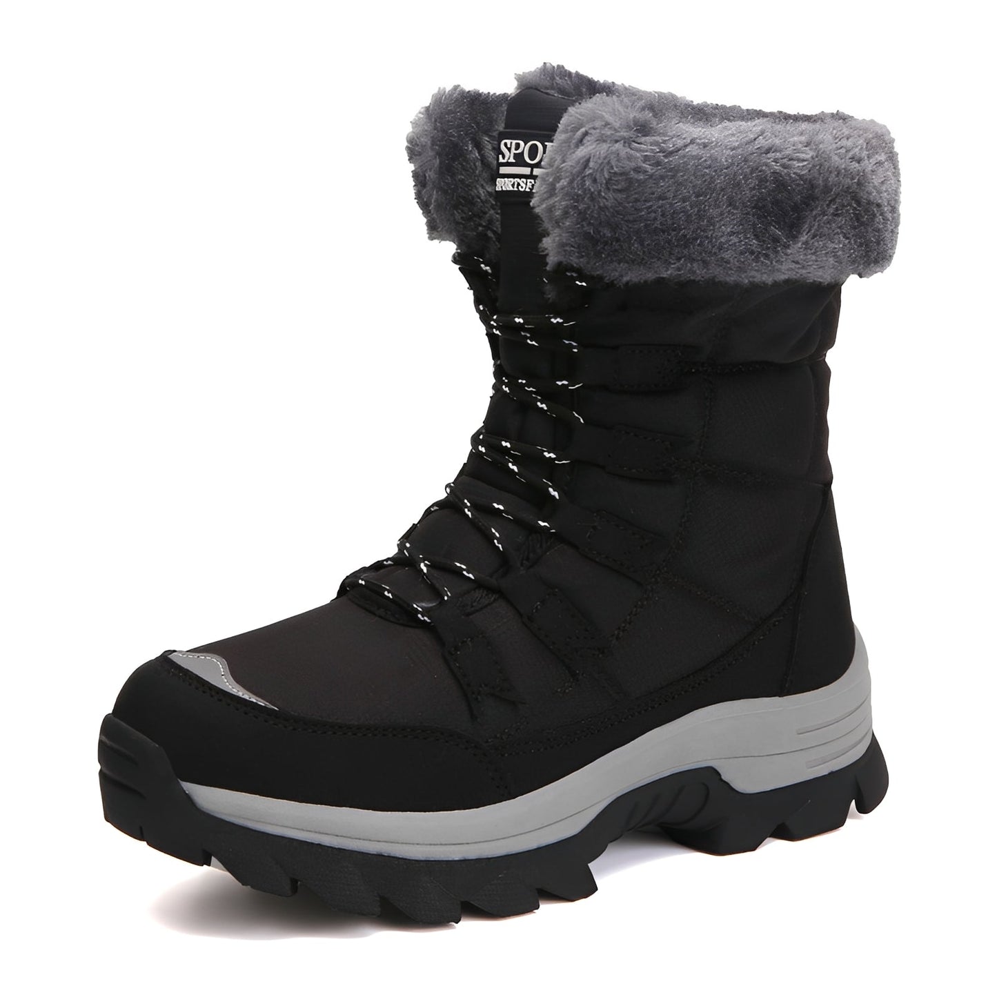 Yasmine - Warm and waterproof velvet snow boots for women