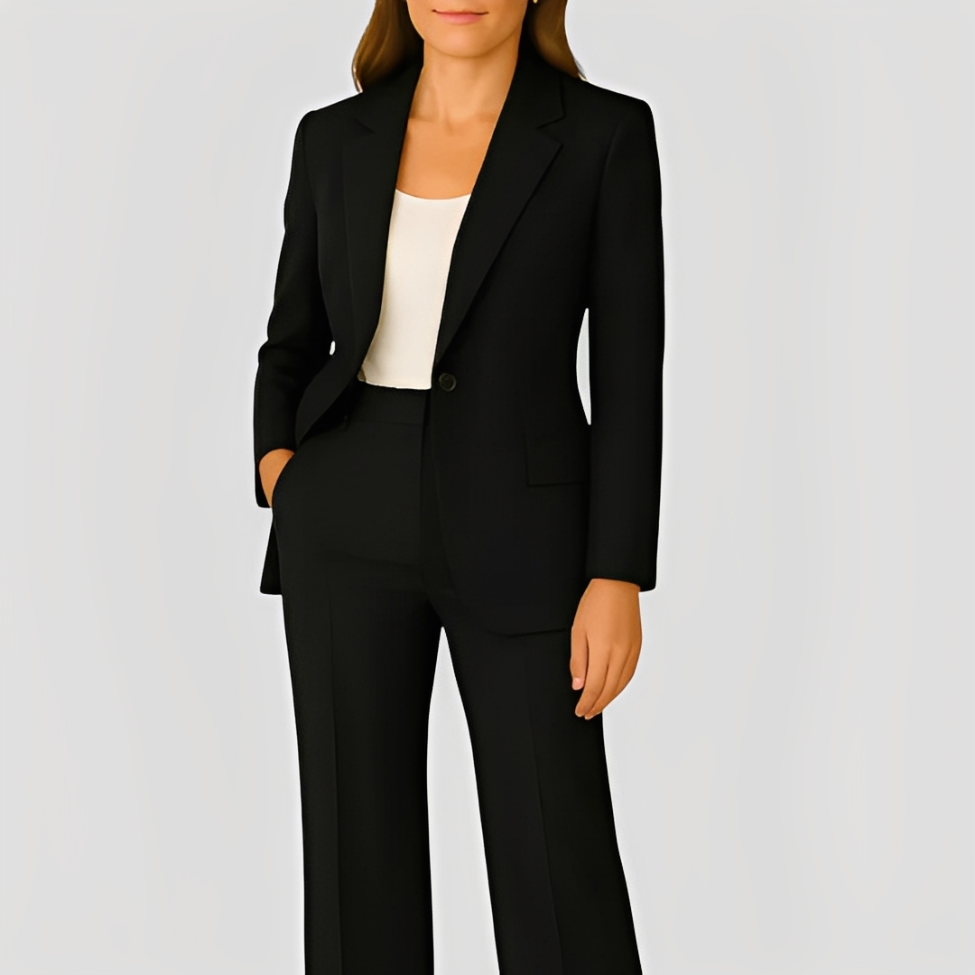 Maeva - Damenensemble mit elegantem langem Blazer und Hose