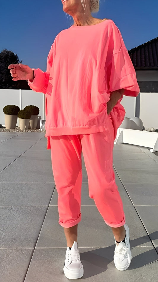 Eleanore - Tenue décontractée avec haut ample et pantalon pour femmes