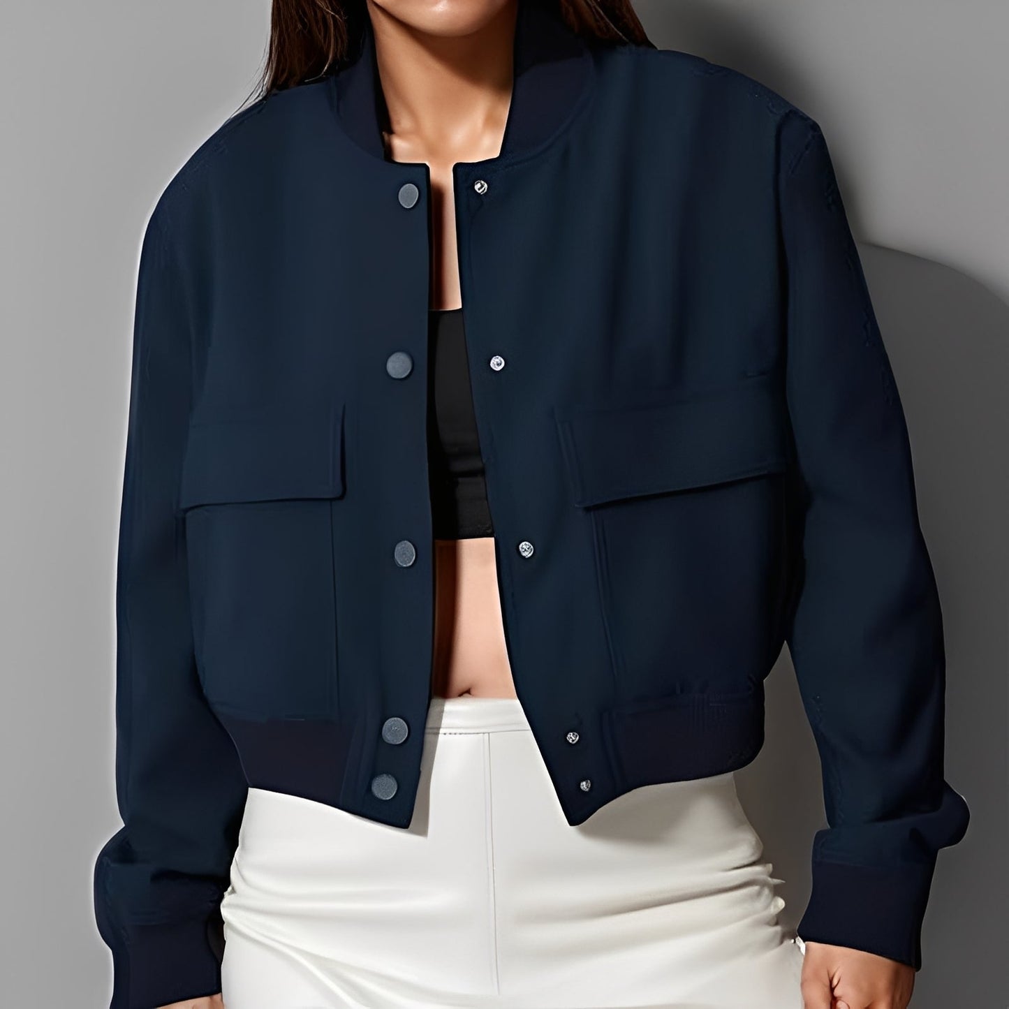 Marva - Veste large et relax avec grandes poches pour femmes