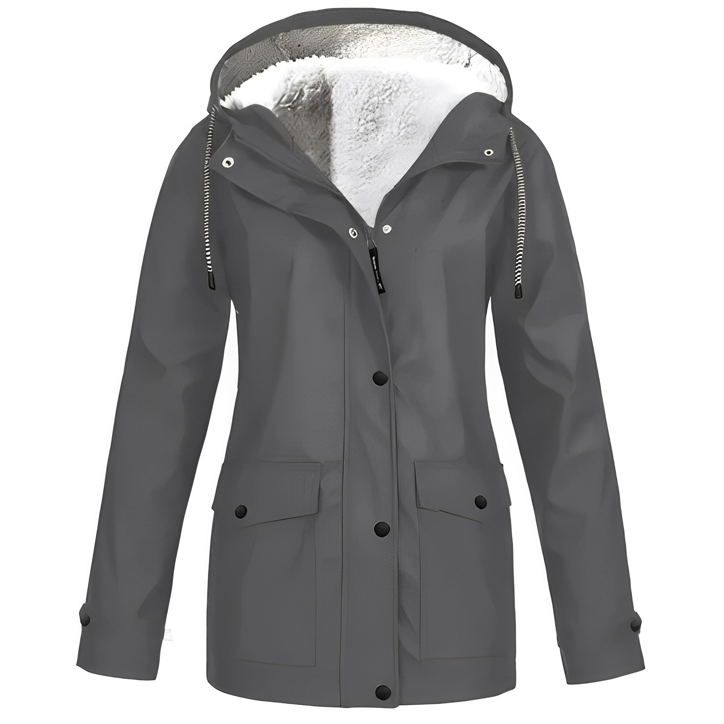 Sherlyn - Manteau à capuche pour femmes avec doublure polaire