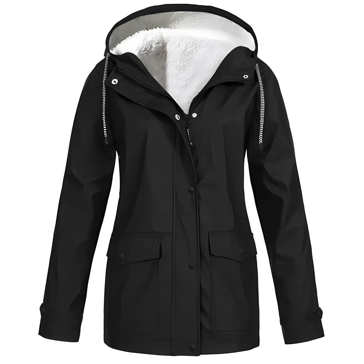 Sherlyn - Manteau à capuche pour femmes avec doublure polaire