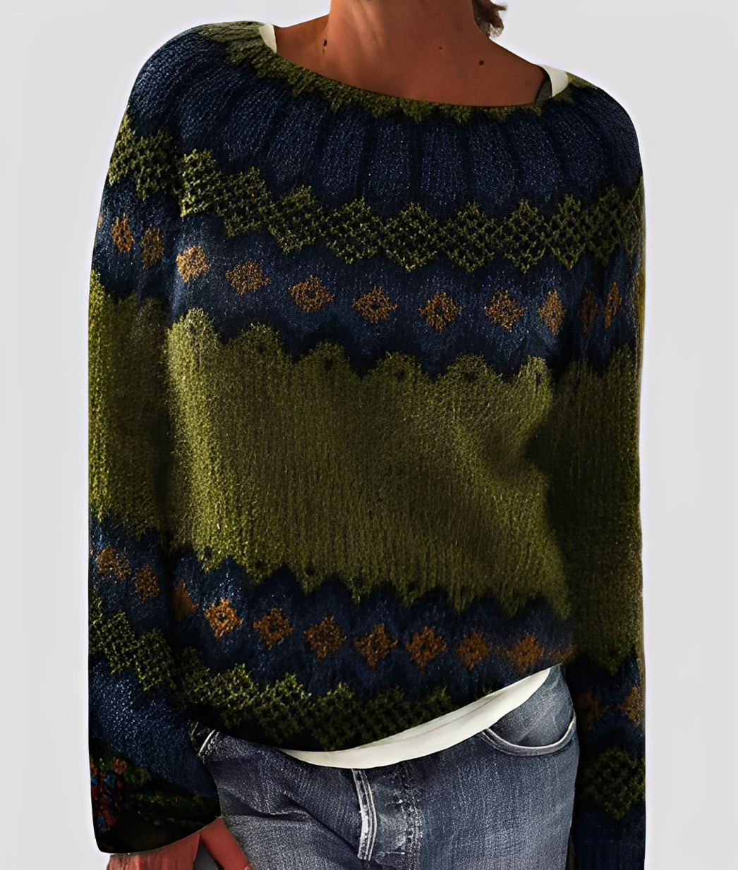 Christal - Pull en laine ample et à la mode pour femmes