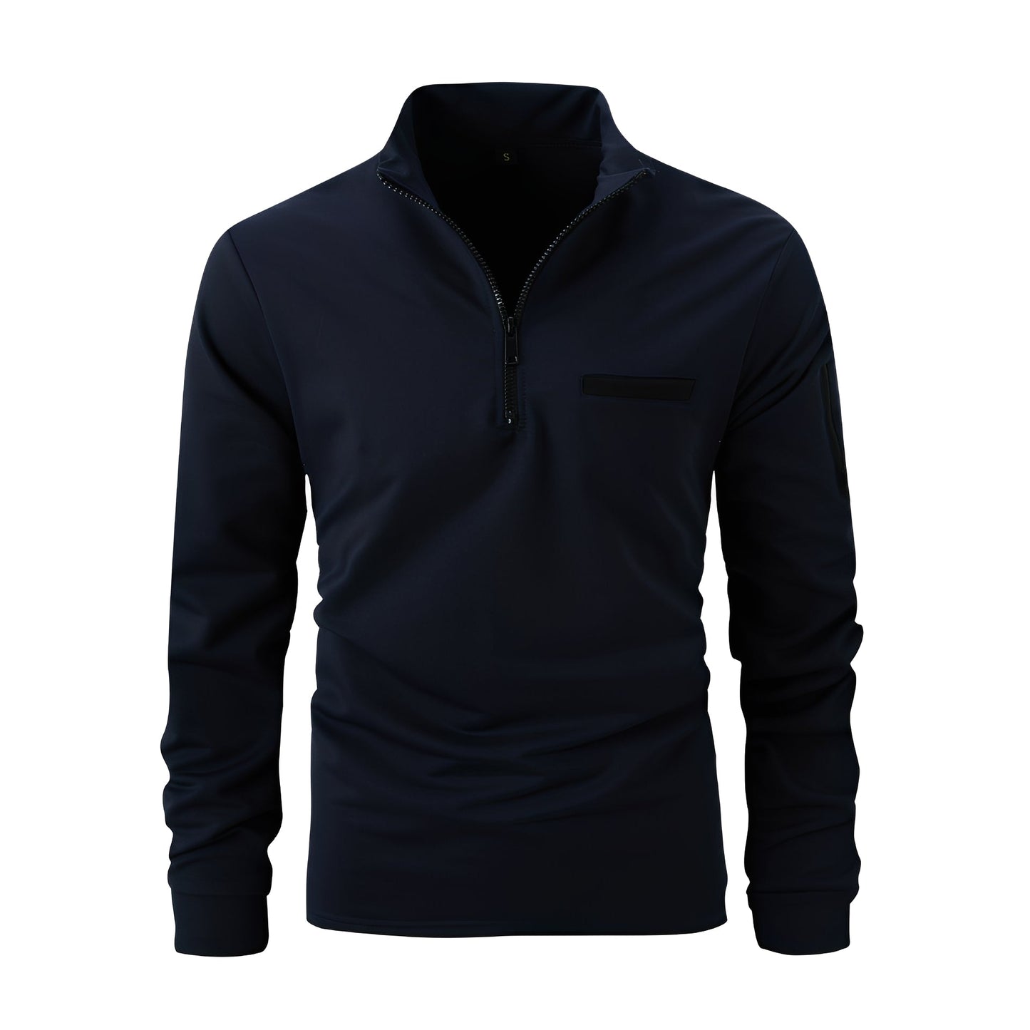Lucian - Chemise détendue avec fermeture éclair et poche pour hommes