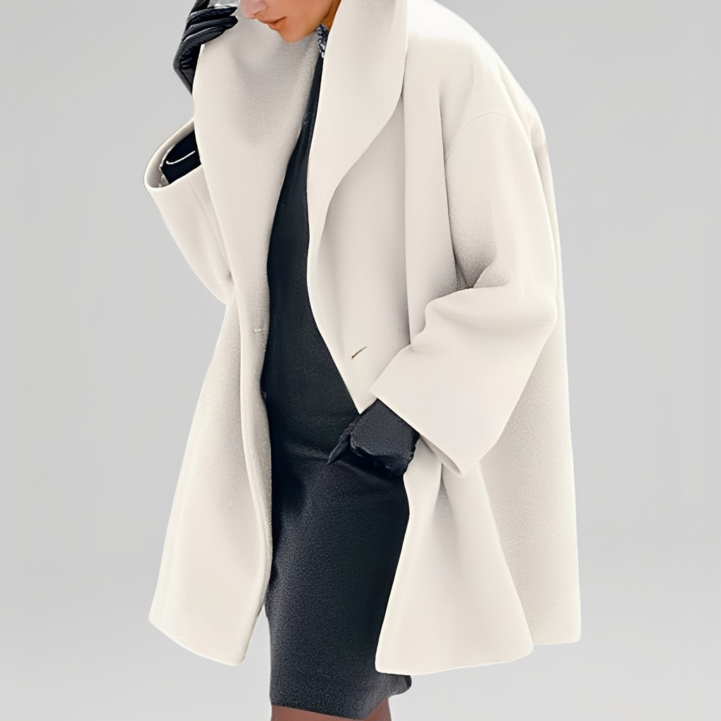 Natalia - Veste ample et tendance en laine pour femmes