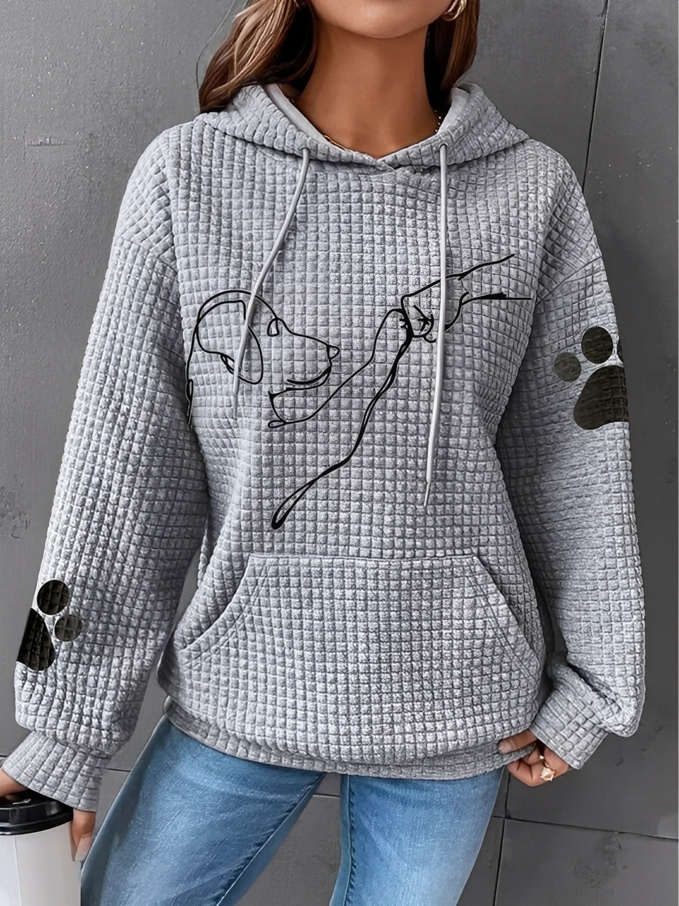 Berenice - Hoodie chaud imprimé pour femmes