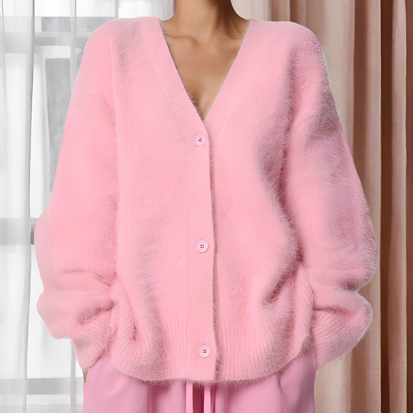 Emberly - Pull en cachemire pour femmes, style décontracté et ample