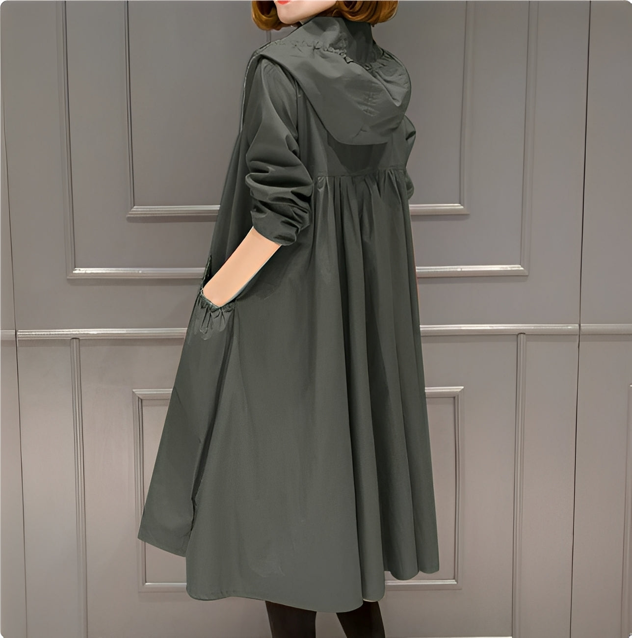 Margarette - Élégant manteau imperméable avec capuche pour femmes