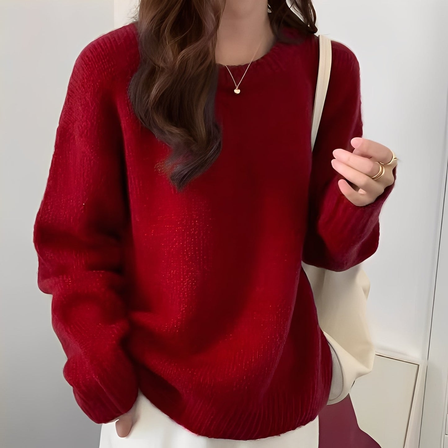 Roxanna - Basic loose sweater for women