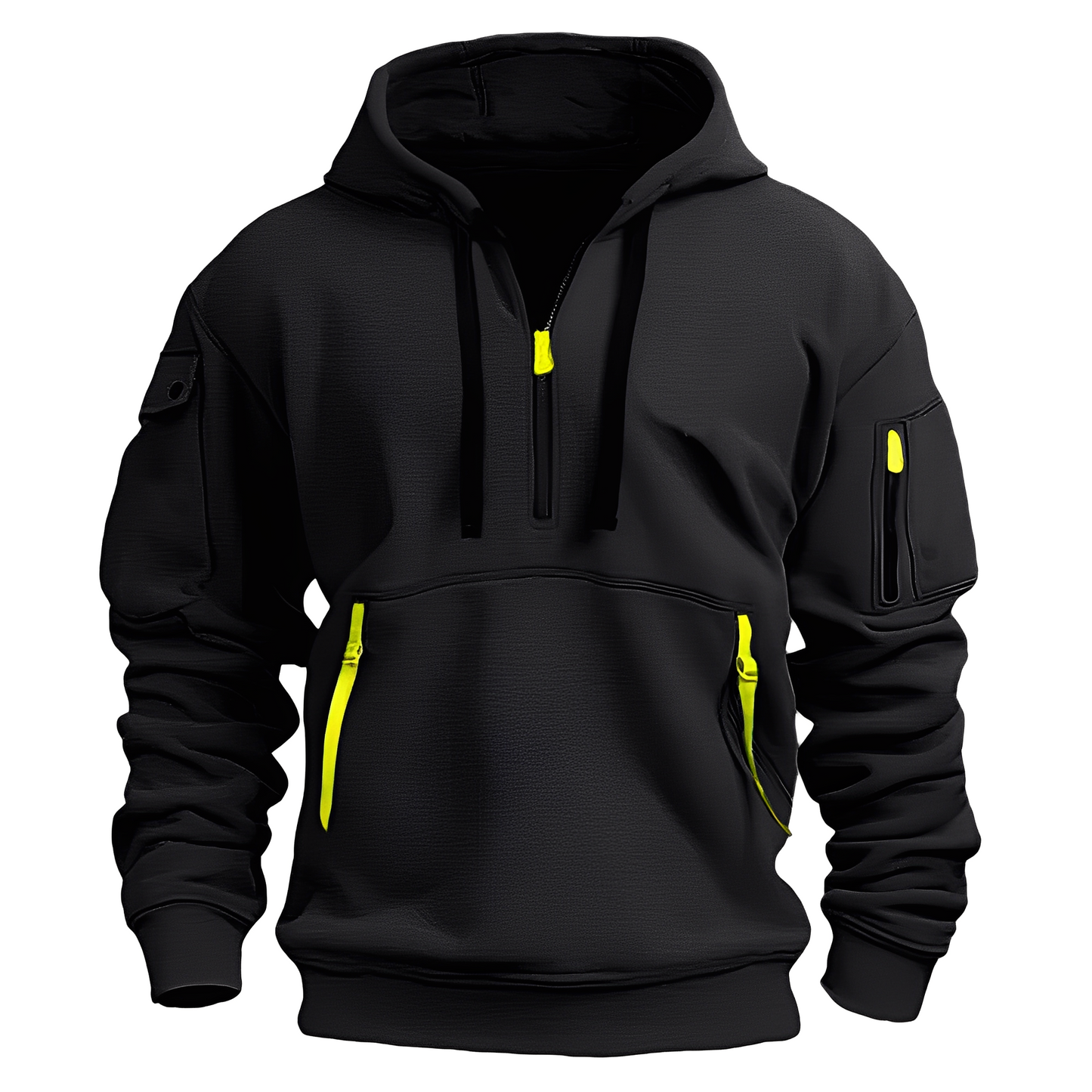 Cornell - Hoodie décontracté et ample avec zip pour hommes