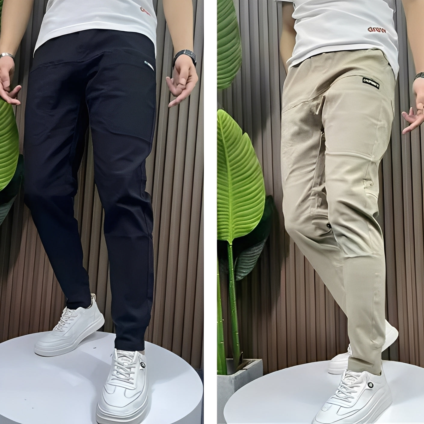 Raynard - Pantalon cargo élastique et chic pour hommes