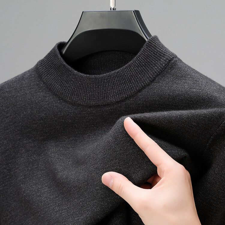 Giorgio - Pull en cachemire pour homme avec ourlet inférieur