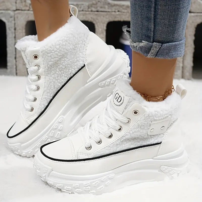 Irene - Bottes d'hiver confortables doublées en polaire