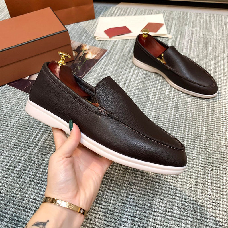 Dexter - Flat and casual leather shoes for men