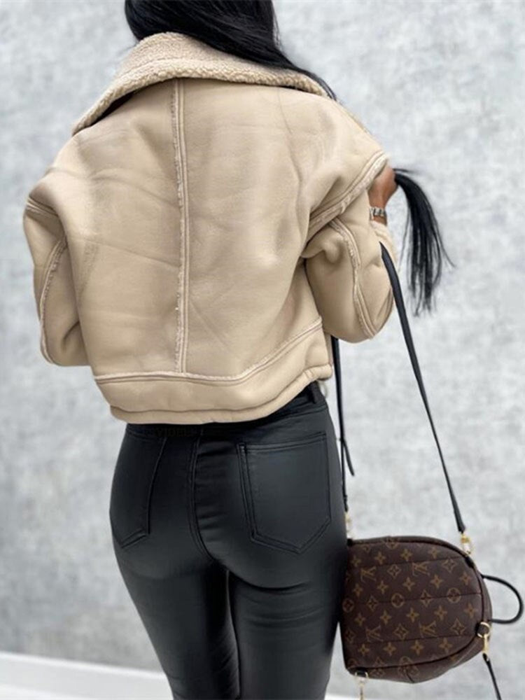 Anya - Blouson Motard Cuir Vegan