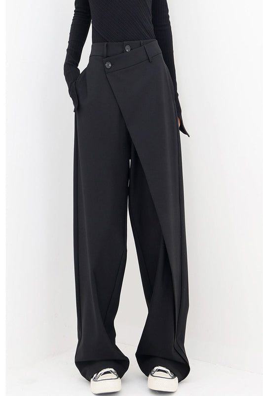 Thalia – Pantalon Ample Asymétrique