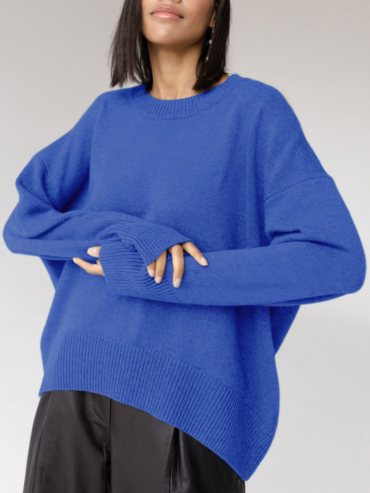 Amara – Pull oversized « Coton Sucré »