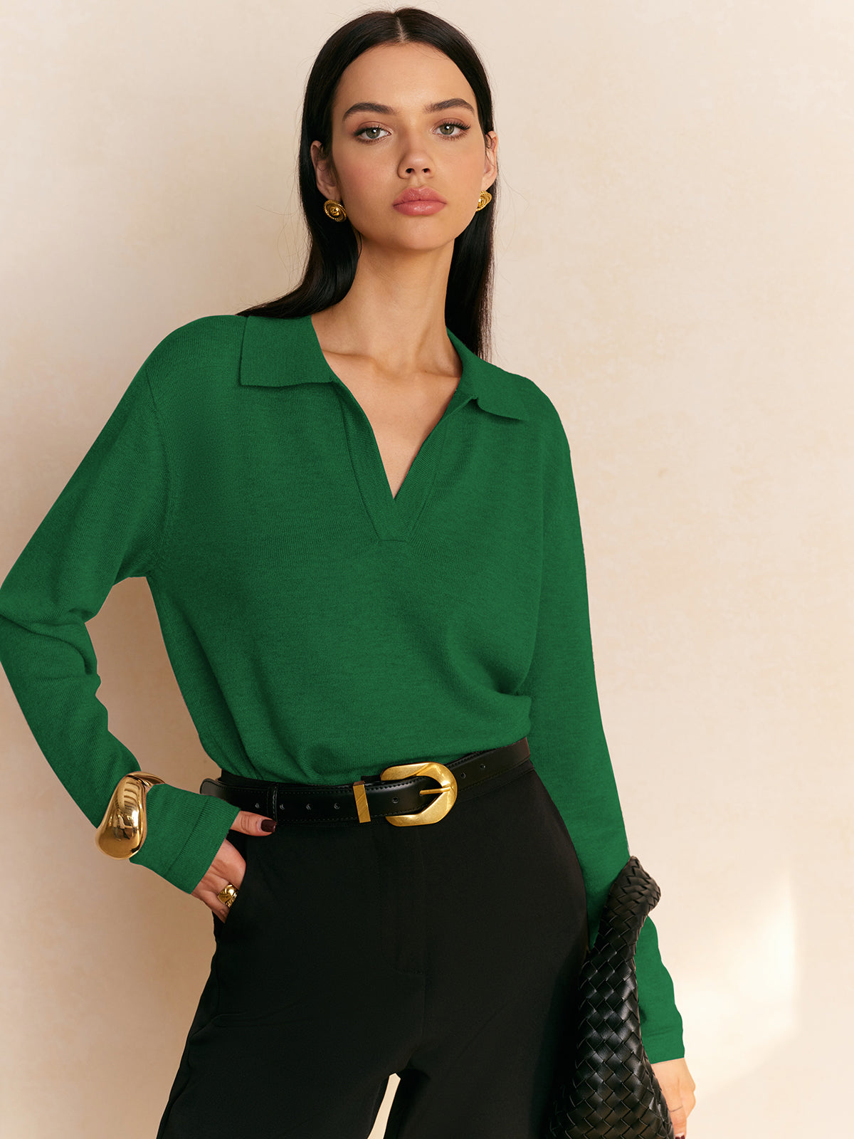 Fiona – Pullover avec col décontracté