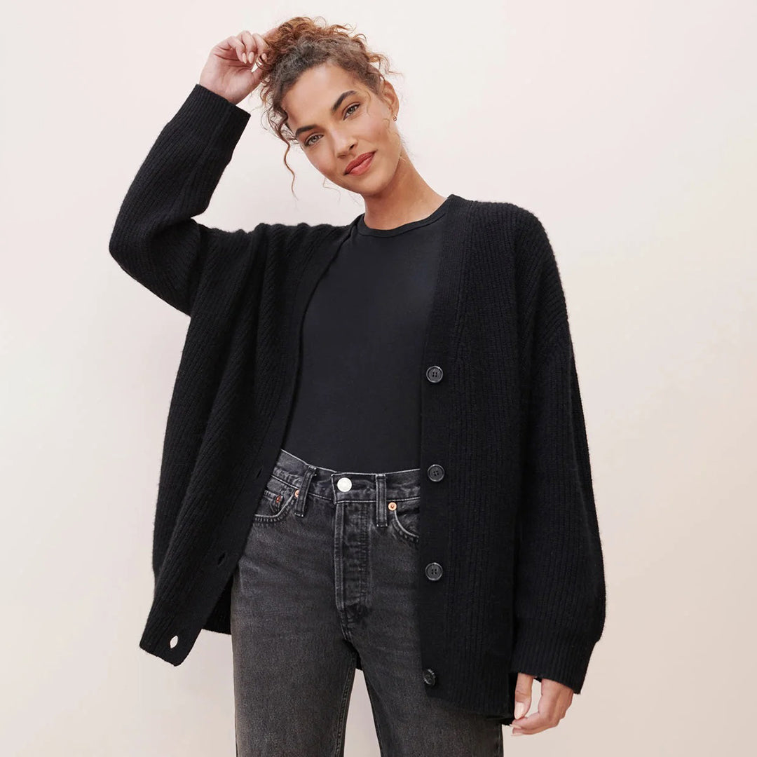 Leah - Cardigan En Cachemire Oversize